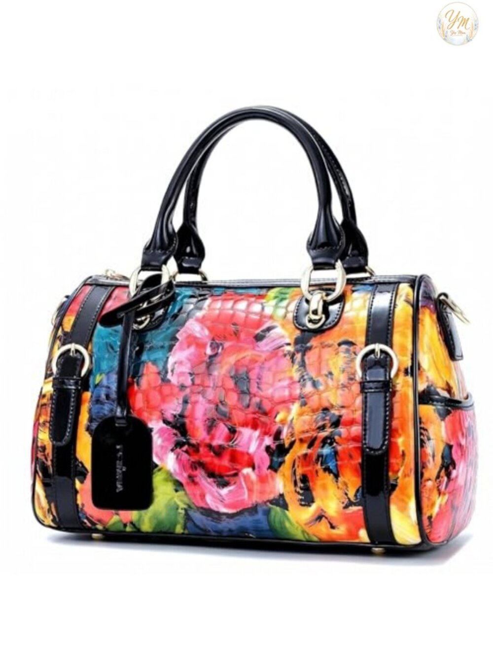 Genuine Leather Women's Satchel Handbag Crossbody Shoulder Bag with Adjustable